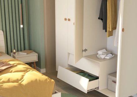 Шкаф 4-х дверный Афина 